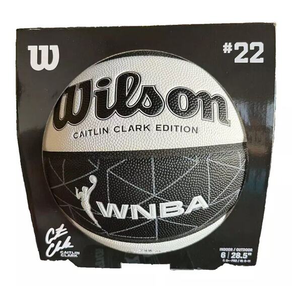 Caitlin Clark Wilson WNBA Ascent Basketball Size 6 IN HAND BRAND NEW SOLD OUT - Picture 1 of 8
